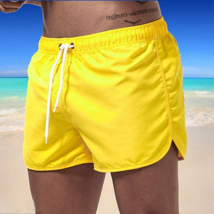 Mens Summer Beach Shorts Straight Leg Surfing Pants