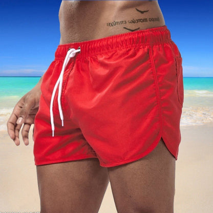 Mens Summer Beach Shorts Straight Leg Surfing Pants