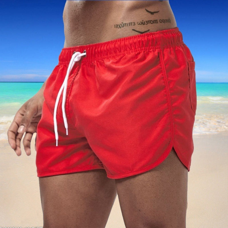 Mens Summer Beach Shorts Straight Leg Surfing Pants