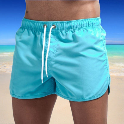 Mens Summer Beach Shorts Straight Leg Surfing Pants
