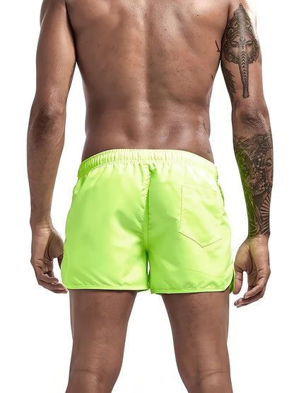 Mens Summer Beach Shorts Straight Leg Surfing Pants