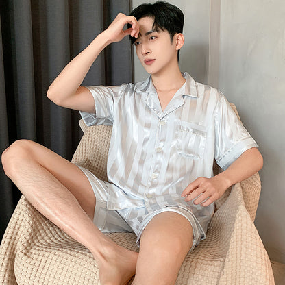 Mens Summer Short Sleeve Pajama