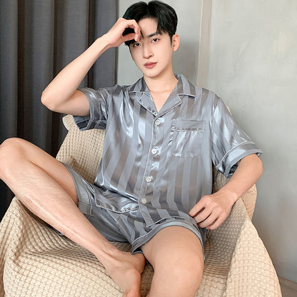 Mens Summer Short Sleeve Pajama