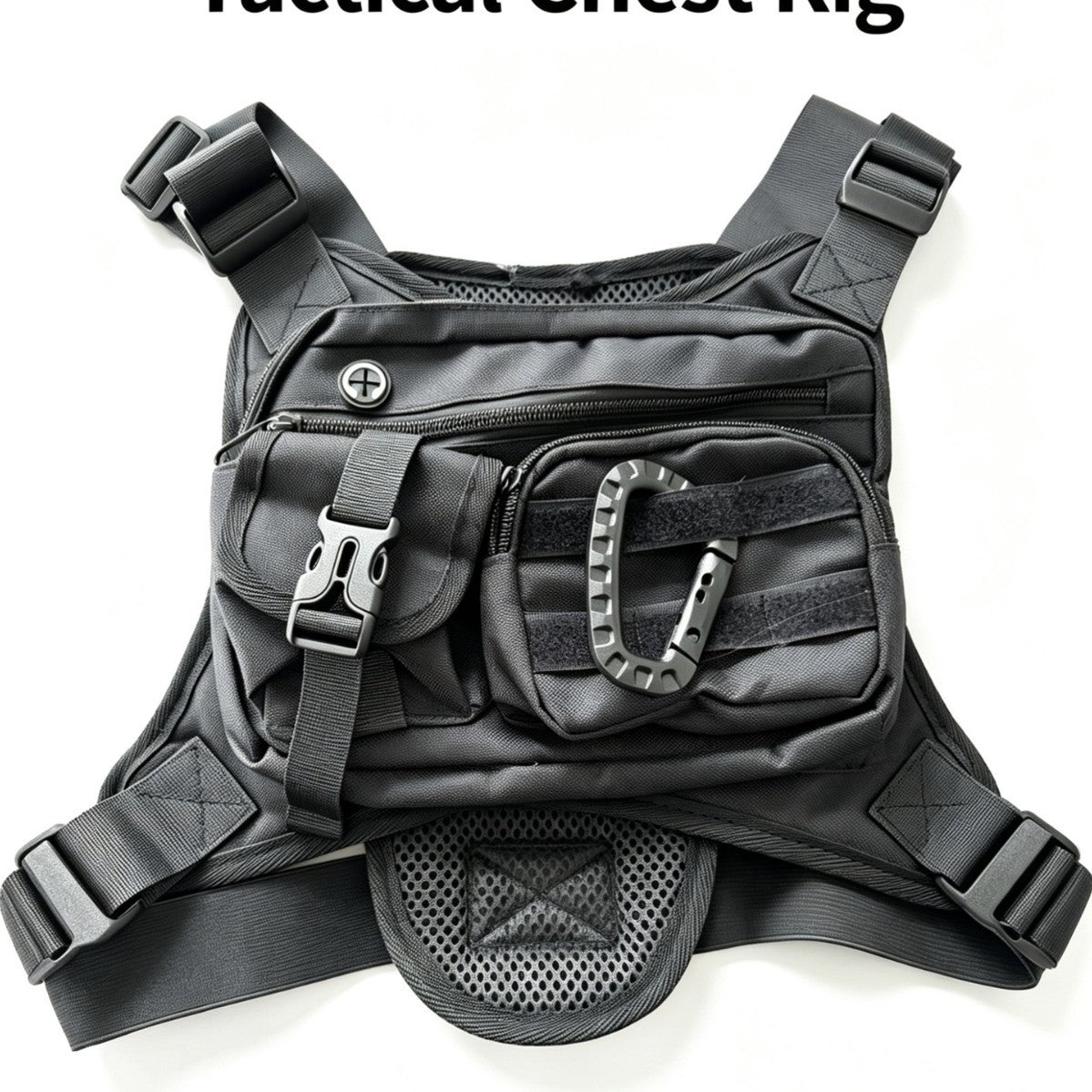 Mens Tactical Chest Bag Outdoor Sports Vest