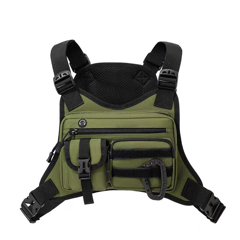 Mens Tactical Chest Bag Outdoor Sports Vest