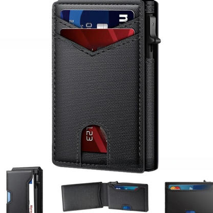 Mens Tactical RFID Blocking Bifold Wallet