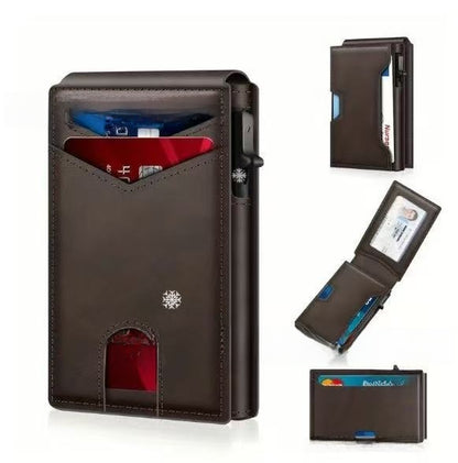 Mens Tactical RFID Blocking Bifold Wallet