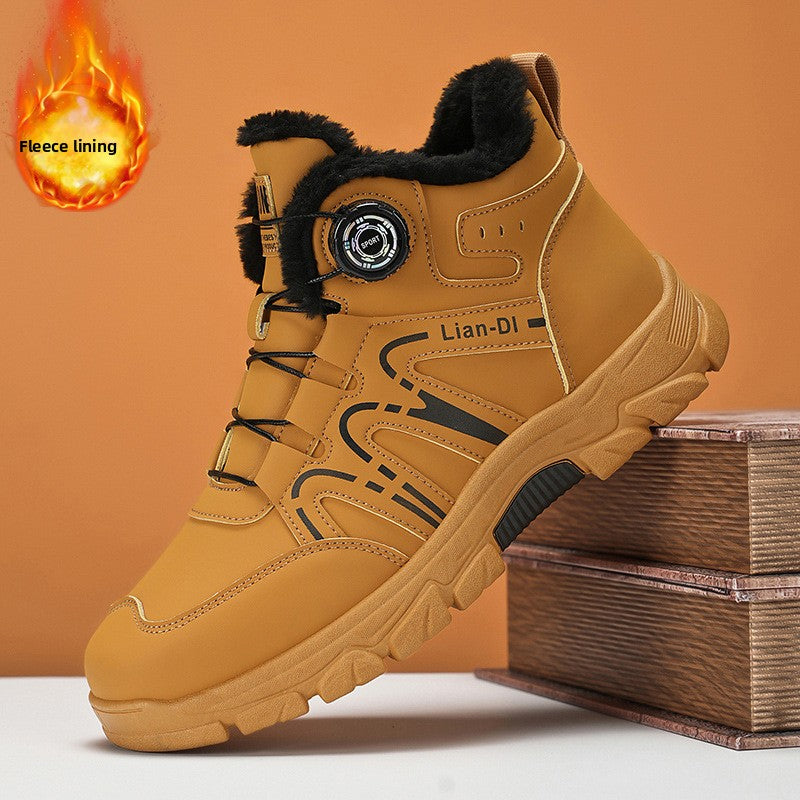 Mens Thermal Casual Boots British Style