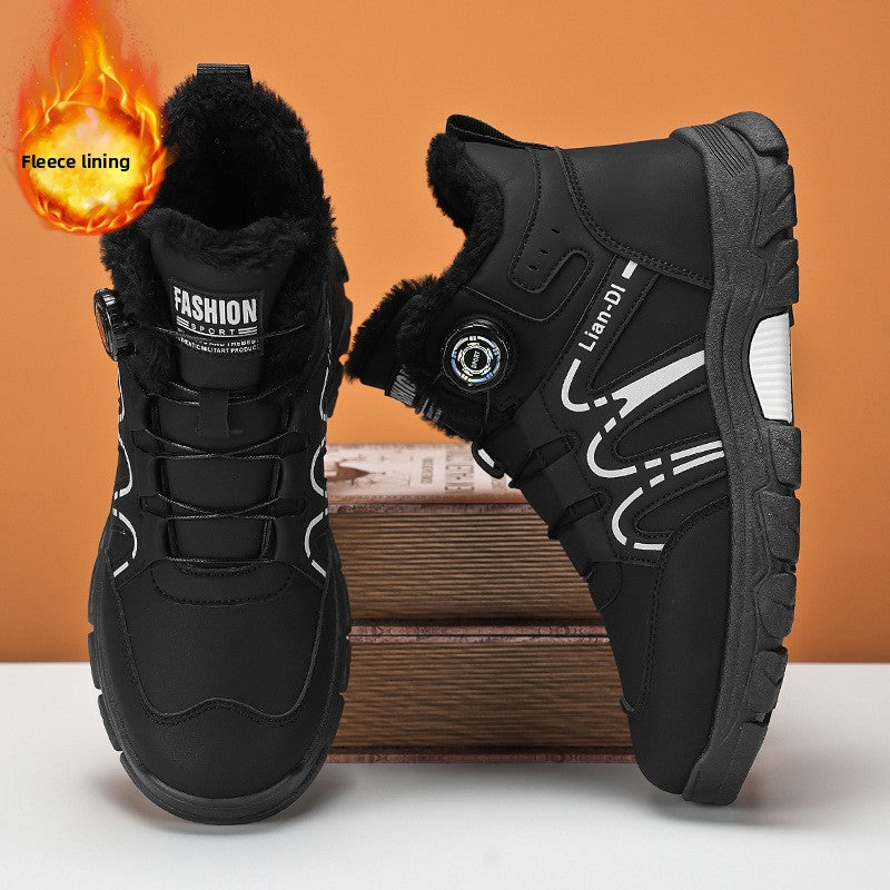 Mens Thermal Casual Boots British Style
