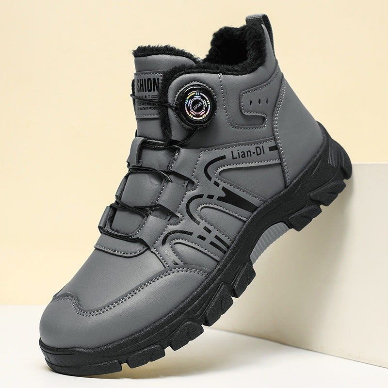 Mens Thermal Casual Boots British Style