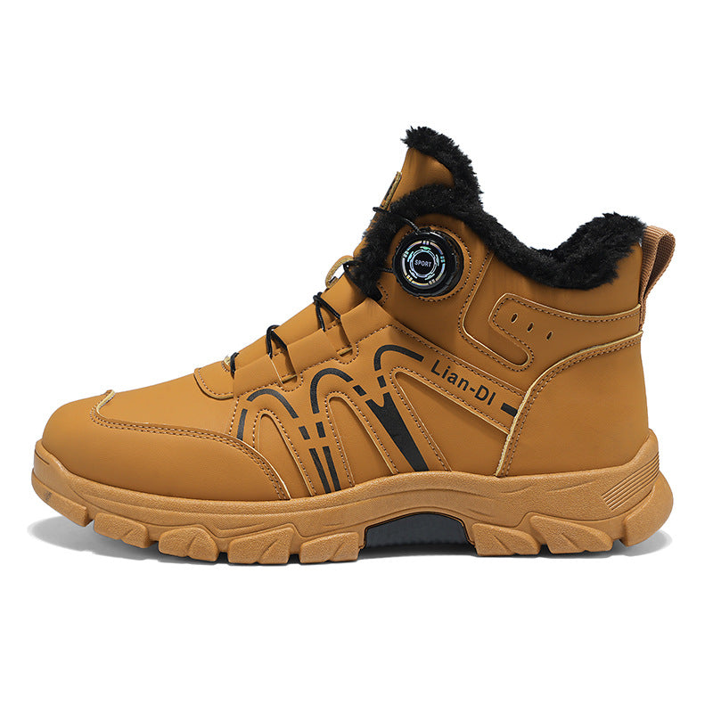 Mens Thermal Casual Boots British Style