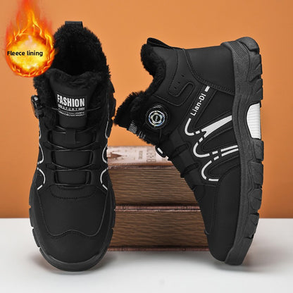 Mens Thermal Cotton Casual Boots