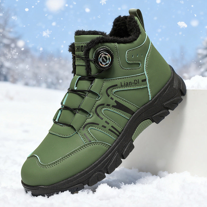 Mens Thermal Cotton Casual Boots