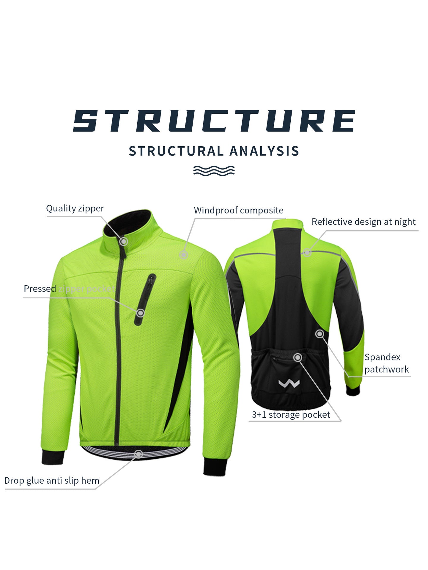 Mens Thermal Cycling Jacket