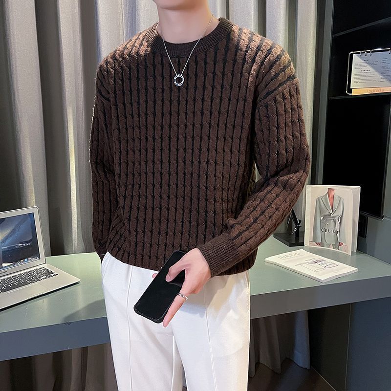 Mens Thick Knit Sweater