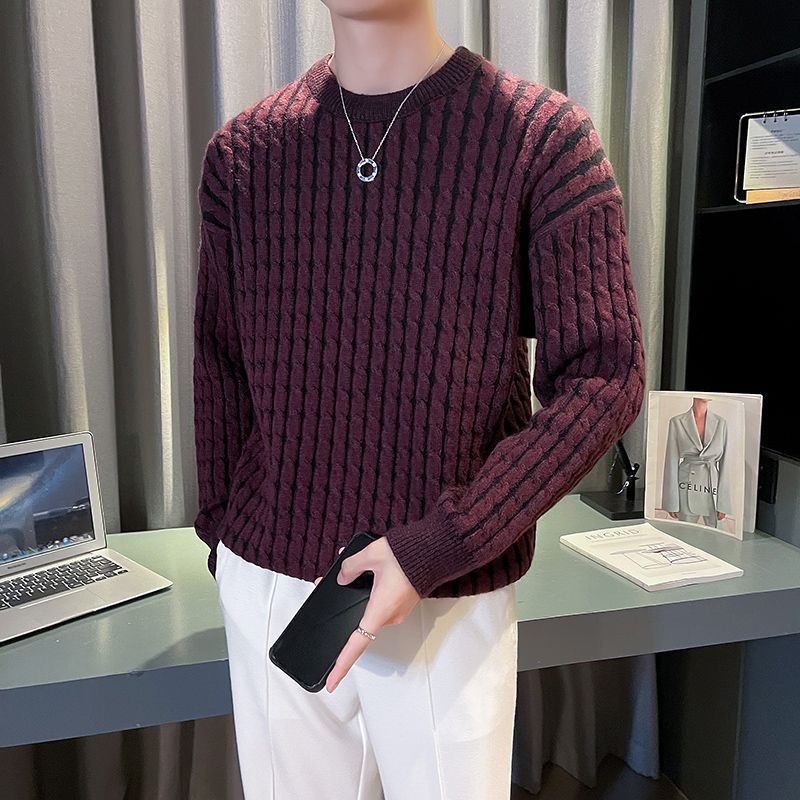 Mens Thick Knit Sweater