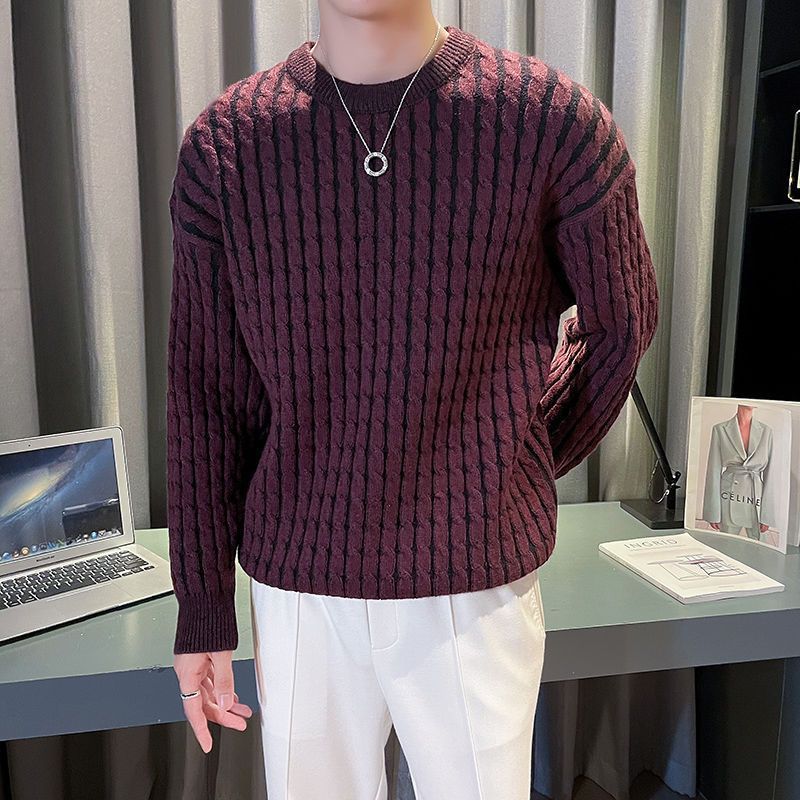 Mens Thick Knit Sweater