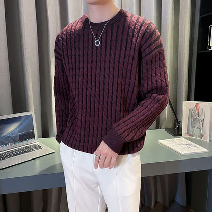 Mens Thick Knit Sweater