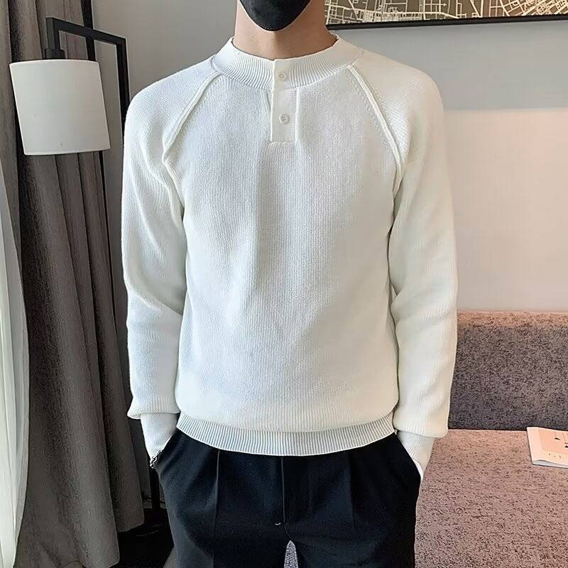 Mens Thick Knit Sweater