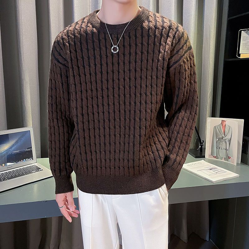 Mens Thick Knit Sweater