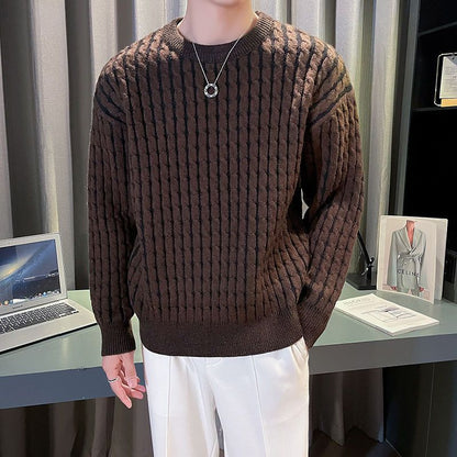 Mens Thick Knit Sweater