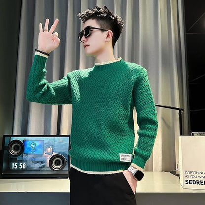Mens Thick Knit Sweater