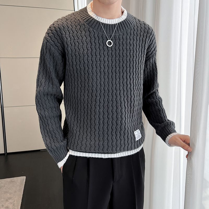Mens Thick Knit Sweater