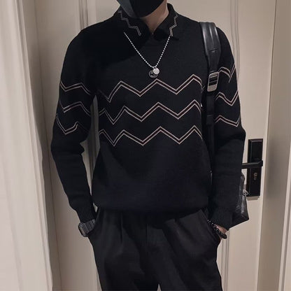 Mens Thick Knit Sweater