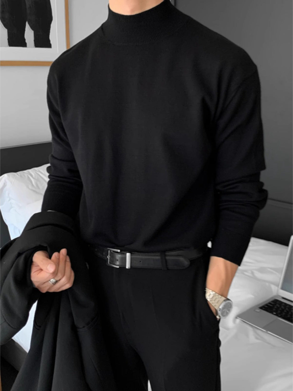 Mens Turtleneck Shirt