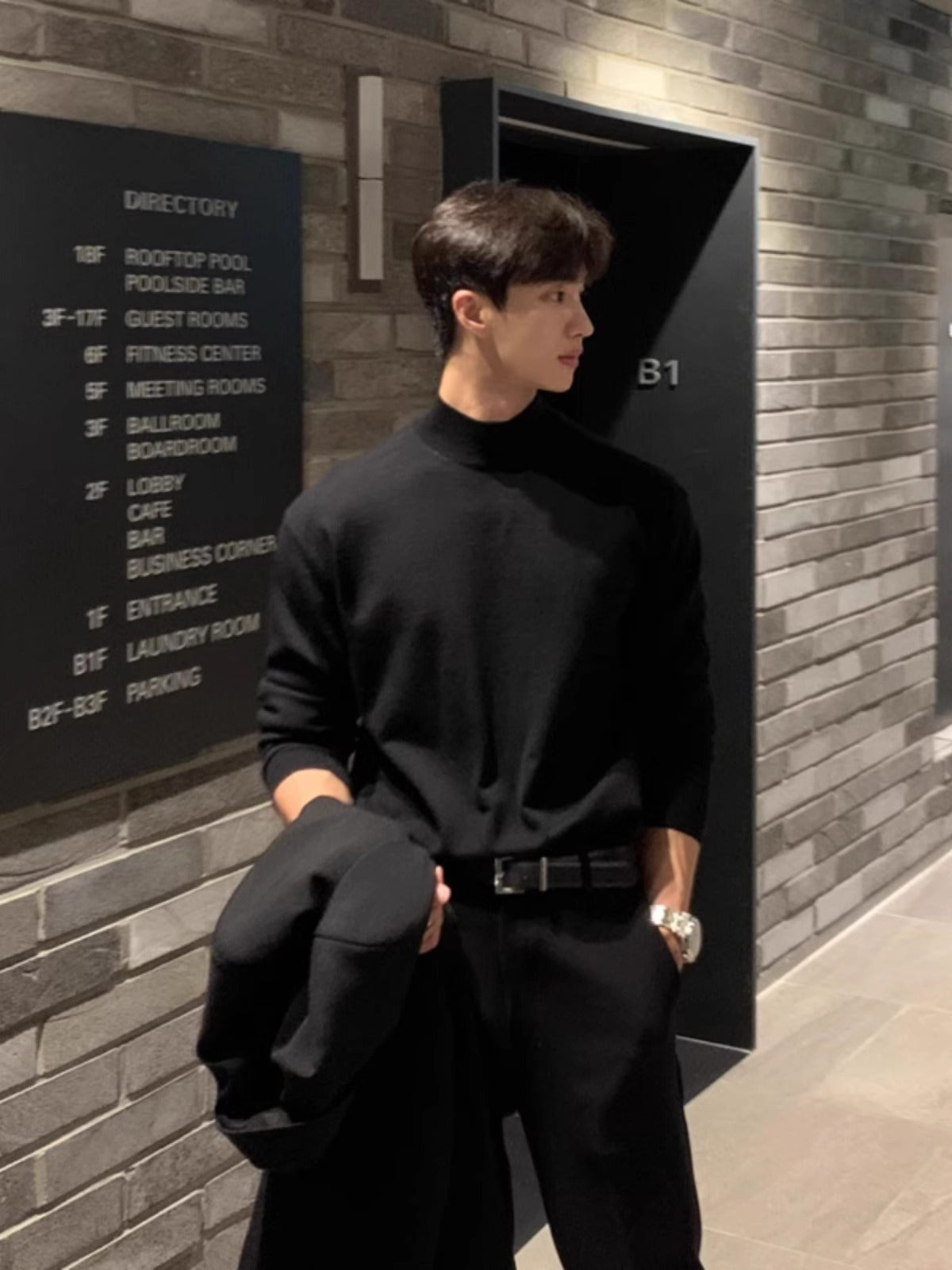 Mens Turtleneck Shirt