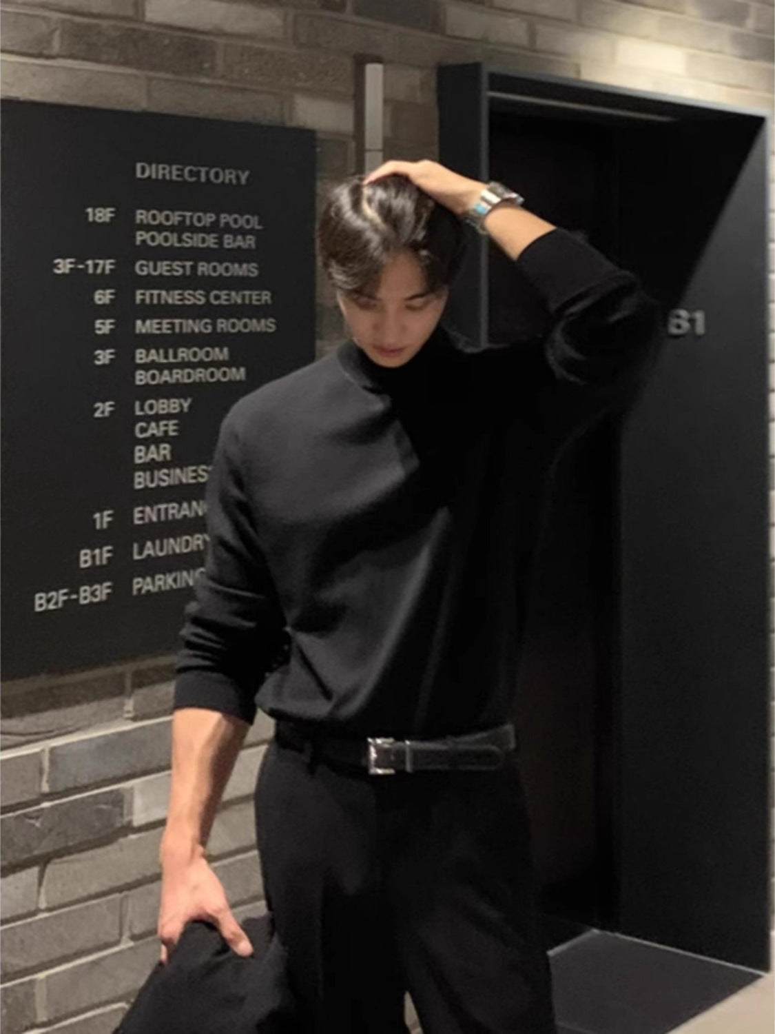 Mens Turtleneck Shirt