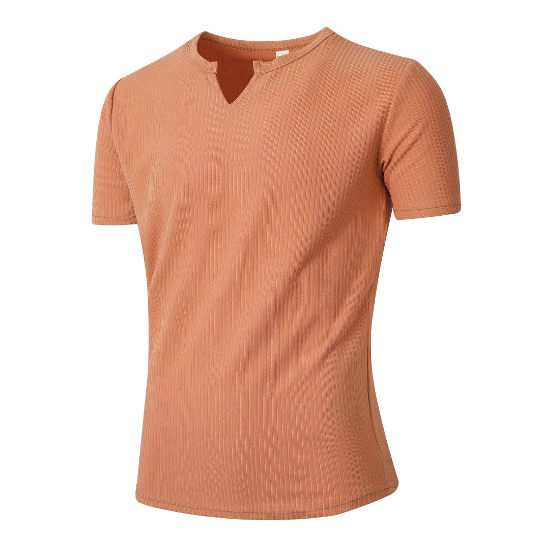 Mens V-Neck Short Sleeve T-Shirt