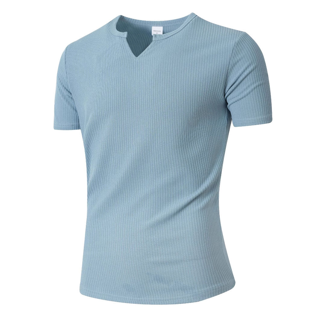 Mens V-Neck Short Sleeve T-Shirt