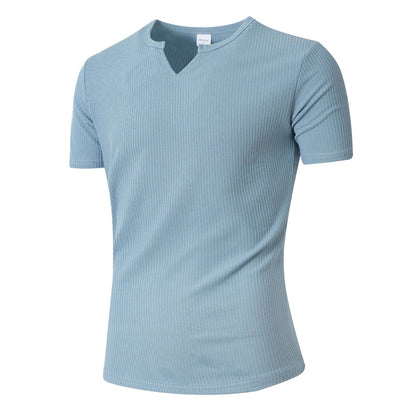 Mens V-Neck Short Sleeve T-Shirt