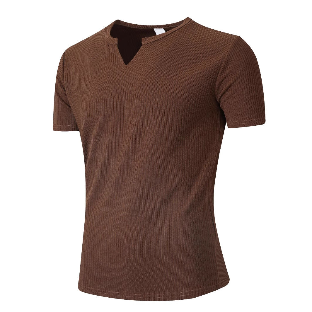 Mens V-Neck Short Sleeve T-Shirt