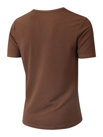 Mens V-Neck Short Sleeve T-Shirt