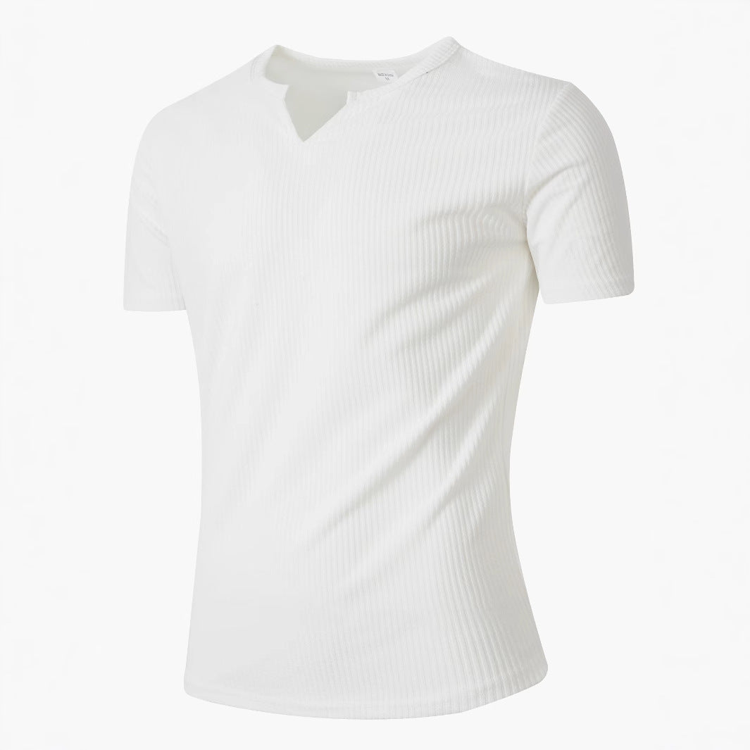 Mens V-Neck Short Sleeve T-Shirt