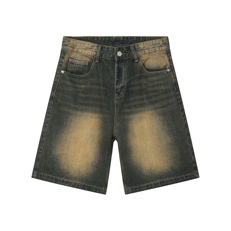 Mens Vintage Blue Denim Shorts