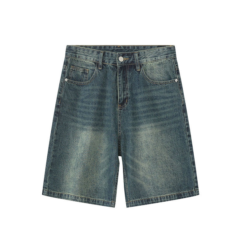 Mens Vintage Blue Denim Shorts