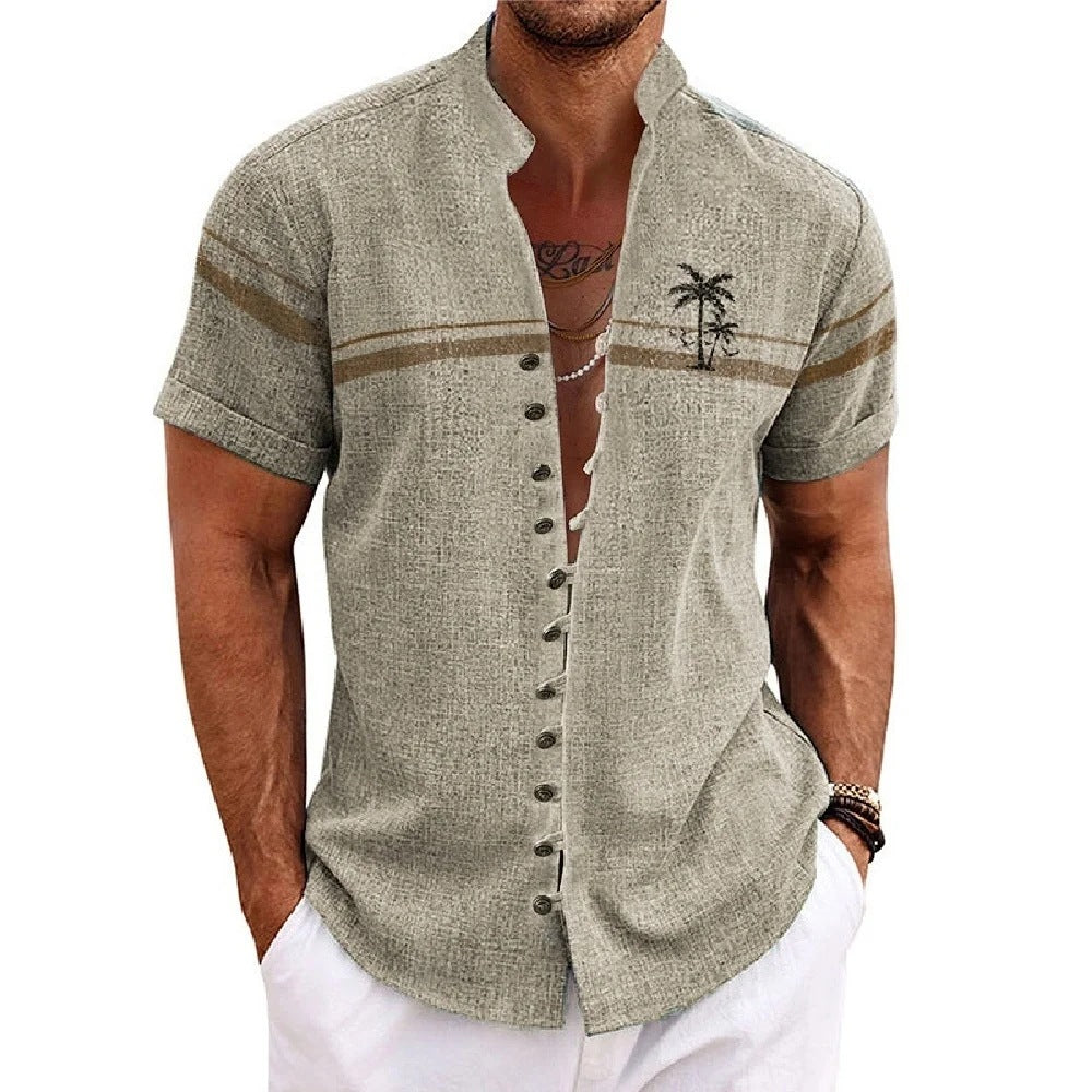 Mens Vintage Print Shirt