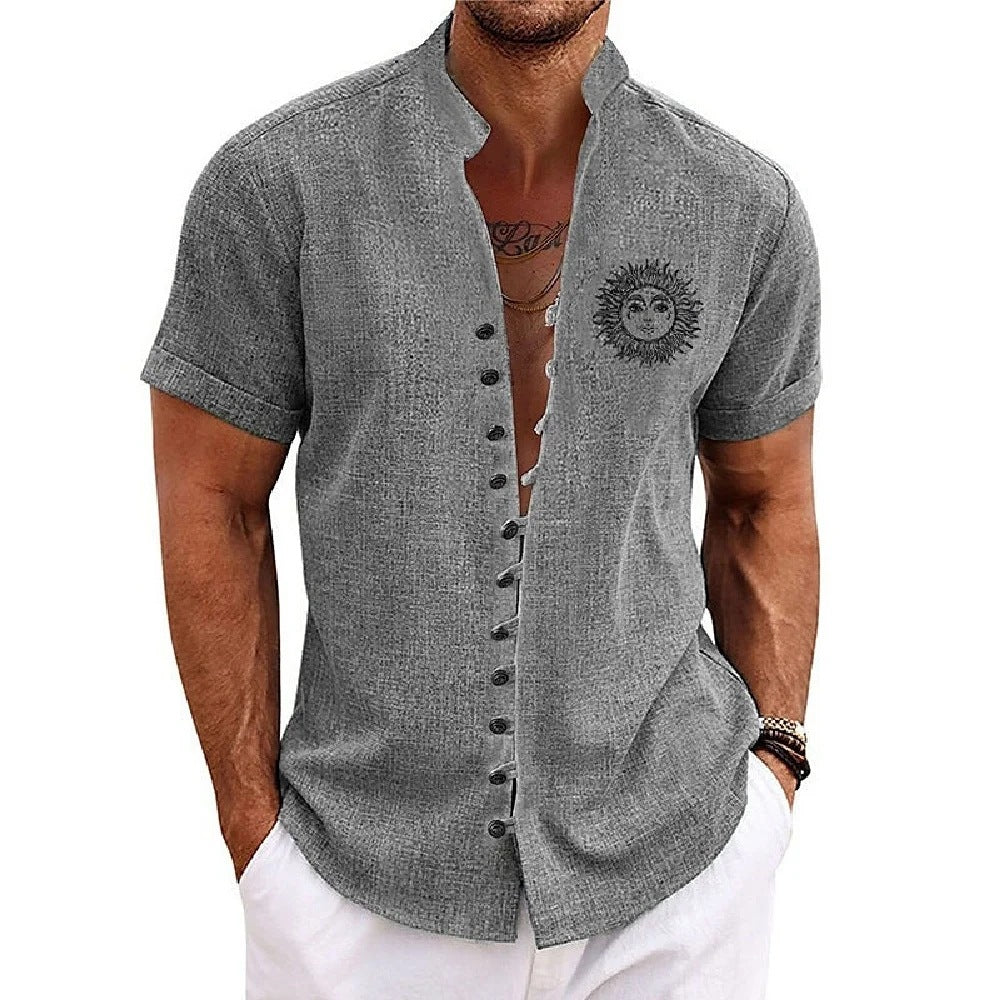 Mens Vintage Print Shirt