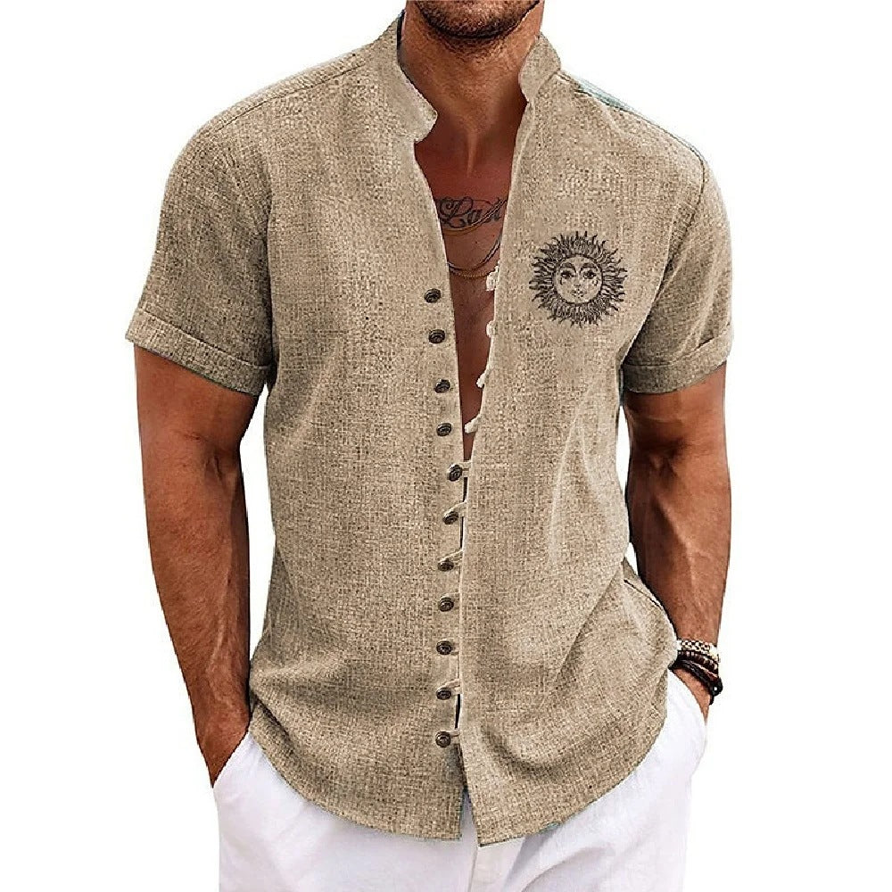 Mens Vintage Print Shirt