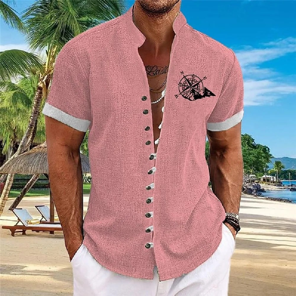 Mens Vintage Print Shirt