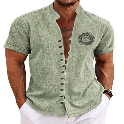 Mens Vintage Print Shirt