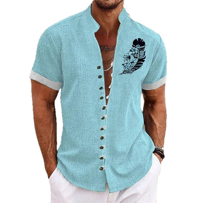 Mens Vintage Print Shirt