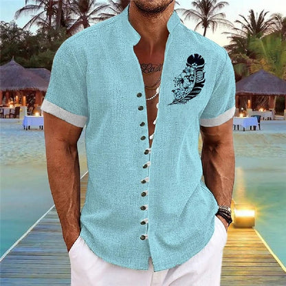 Mens Vintage Print Shirt