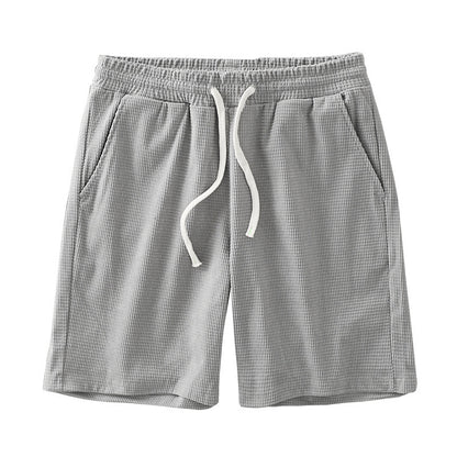 Mens Waffle Texture Sports Shorts