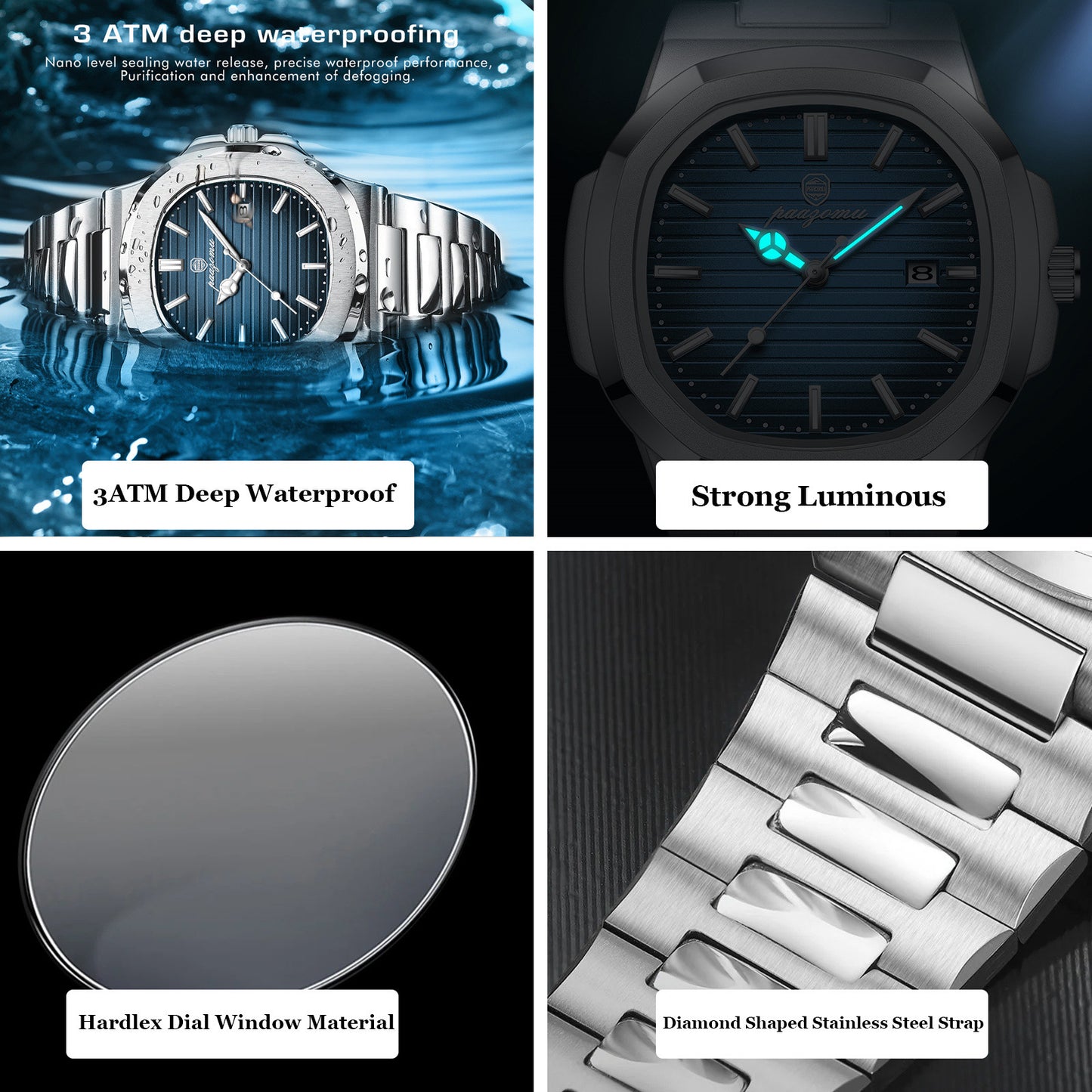Mens Watch with Calendar