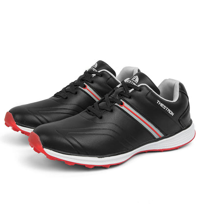 Mens Waterproof Golf Shoes Microfiber