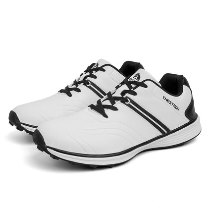 Mens Waterproof Golf Shoes Microfiber